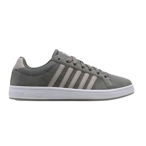 K-Swiss Men's Low-top Sneakers COURT TIEBREAK SDE Casual Gray Shoe 07012-339-M